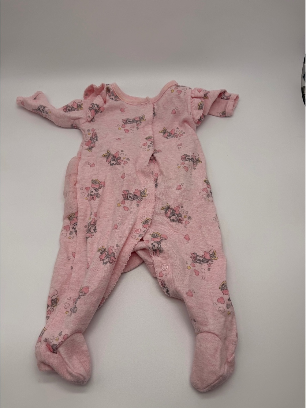 Disney Baby Pink Footed Sleeper Newborn 0-3m